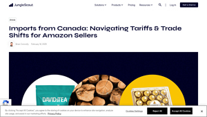 Imports from Canada: Navigating Tariffs & Trade Shifts for Amazon ... - imports from canada to usa