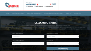 Just Used Auto Parts - Free Used Parts Locator - used car parts usa