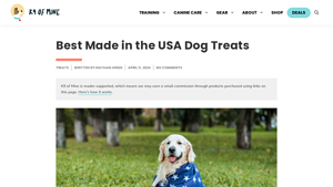 5 Best Made-in-the-USA Dog Treats [2025 Reviews] - K9 of Mine - dog treats made in usa