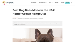 7 Best Dog Beds Made in the USA [2025 Reviews] - K9 of Mine - dog beds made in the usa