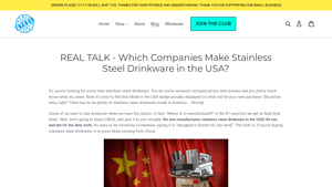 Real Deal Steel - Shatterproof Stainless Steel Drinkware