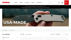 USA-made Kershaw Pocketknives | Kershaw Knives - knife made in usa