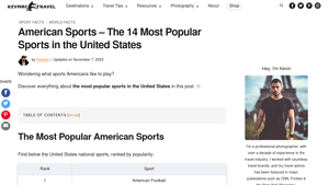 American Sports - The 14 Most Popular Sports in the United States - national sport of usa