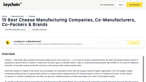 15+ Cheese Manufacturers | Keychain Co-Man, Co-Packer & Brands - cheese suppliers usa