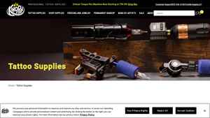 Tattoo Supplies - Tattoo Supplies & Equipment Near Me | Kingpin Tattoo ... - worldwide tattoo supply usa