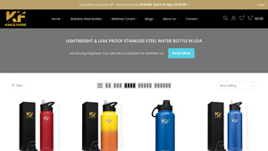 Buy Stainless Steel Water Bottle in USA - KingsFiore - stainless steel water bottle made in usa