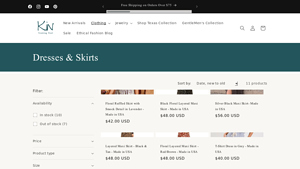 Made in USA Dresses and Skirts - Kin Trading Post Boutique - dresses made in usa