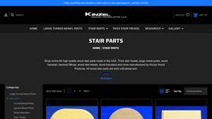 Stair Parts - Kinzel Wood Products - stair parts usa