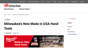 Milwaukee's New Made in USA Hand Tools - Kirby Risk - are milwaukee tools made in usa