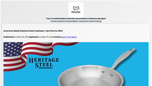 American Made Stainless Steel Cookware: Top Picks for 2024 - best stainless steel cookware made in usa