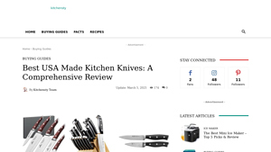 Best USA Made Kitchen Knives: A Comprehensive Review - chef knife made in usa