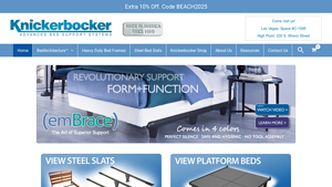 Home Page - Knickerbocker Bed Frame Company | Bed Frame Manufacturer ... - bed frame made in usa