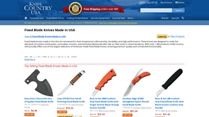 Fixed Blade Knives Made in USA - Knife Country, USA - knife made in usa