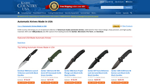 Automatic Knives Made in USA - Knife Country, USA - best pocket knives made in usa