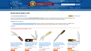 Barlow Knives Made in USA - Knife Country USA - pocket knives made in usa