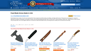 Fixed Blade Knives Made in USA - Knife Country USA - usa made blades