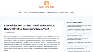 I Tested the Best Garden Trowel Made in USA: Here's Why It's a Gardener ... - garden trowel made in usa