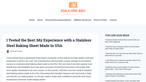 I Tested the Best: My Experience with a Stainless Steel Baking Sheet ... - stainless steel baking sheet made in usa