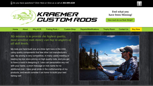 Kraemer Custom Rods, Made in the USA | Highest quality, most sensitive ... - fishing rods made in usa