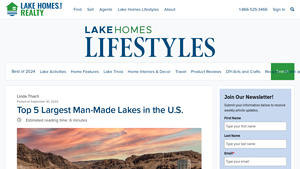Top 5 Largest Man-Made Lakes in the U.S. - LakeHomes.com - largest man-made lakes in usa