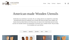 American-made Wooden Utensils - Lancaster Cast Iron - kitchen utensils made in usa
