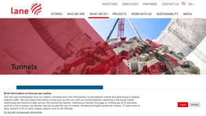 Tunnel Construction Company | Lane Construction - tunnlis company in usa