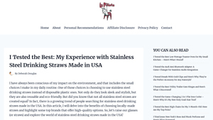 I Tested the Best: My Experience with Stainless Steel Drinking Straws ... - stainless steel drinking straws made in usa