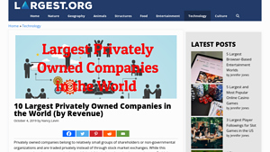 10 Largest Privately Owned Companies in the World (by Revenue) - largest privately owned company in the usa