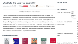 Who Drafts The Laws That Govern Us? - lawshun.com - who makes laws in usa