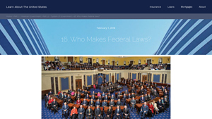 16. Who makes federal laws? | Learn About The United States - who makes laws in usa