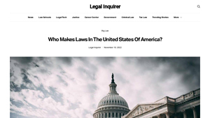 Who Makes Laws In The United States Of America? - who makes laws in usa
