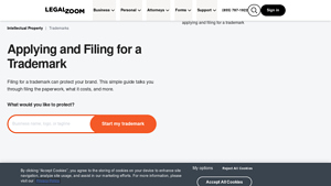 Applying and Filing for a Trademark - LegalZoom - trade filing usa