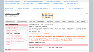 Made in the USA Kids Clothing - Lemonade Couture - infant clothes made in usa