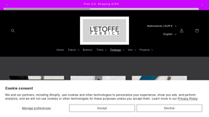 Letoffe Fabrics - Handcrafted Scissors
