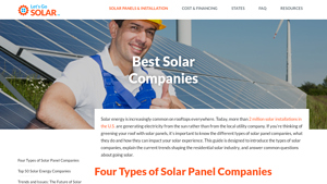 50 Best Solar Companies | LetsGoSolar.com - solar manufacturers in usa