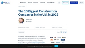 The 10 Biggest Construction Companies in the U.S. in 2023 - Levelset - major construction companies in usa