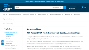 Commercial-Quality American Flags | Made in the USA - Liberty Flagpoles - best american flags made in the usa
