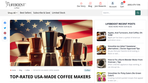 TOP-RATED USA-MADE COFFEE MAKERS | Lifeboost Coffee - coffee percolator made in usa