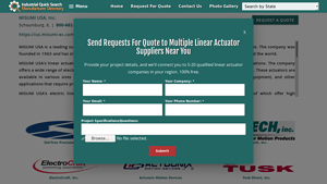 MISUMI USA, Inc. - Linear Actuators - misumi usa inc