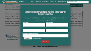 MISUMI USA, Inc. - Linear Bearings - misumi usa inc