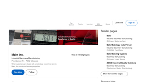 Mahr Inc. - Dimensional Measurement Solutions