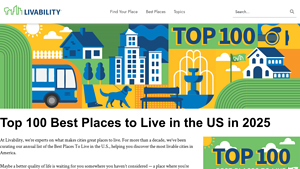 Top 100 Best Places to Live in the US in 2025 - Livability - beautiful places to live in usa