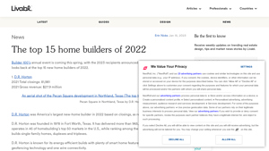 The top 15 home builders of 2022 - Livabl - biggest home builder in usa