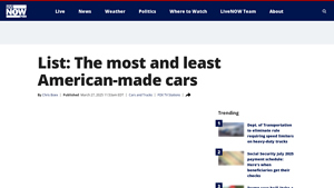 List: The most and least American-made cars | LiveNOW from FOX - are subarus made in usa