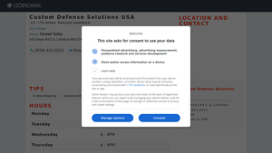 Custom Defense Solutions USA - loc8nearme.com - custom defense solutions usa