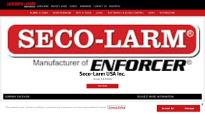 Seco-Larm USA Inc. - Locksmith Ledger - seco-larm usa inc