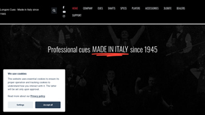 Longoni Cues Official website - pool cues made in usa