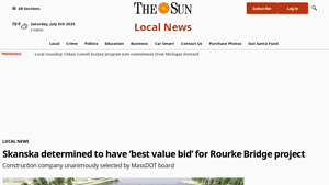 Skanska determined to have 'best value bid' for Rourke Bridge project - skanska usa civil inc