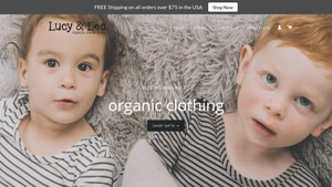 Lucy & Leo Organic Baby Clothes Made in USA - newborn clothes made in usa