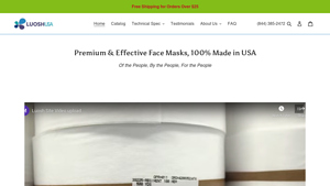 Disposable Face Masks Made in USA | Luosh USA - kn95 masks made in usa